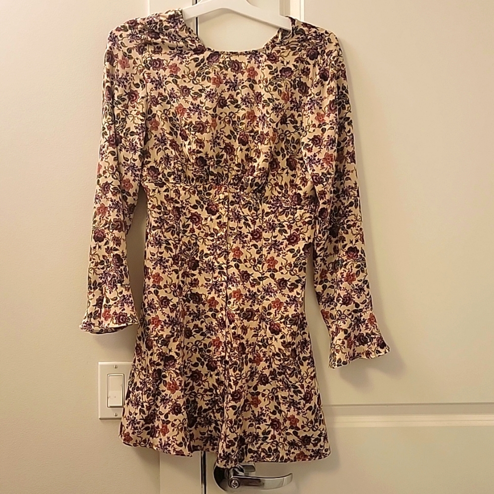 Zara Floral dress purple